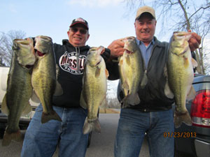 Swimming a jig results from Lake Guntersville