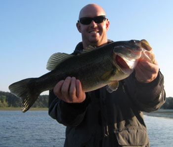 Frog bite on Lake Guntersville