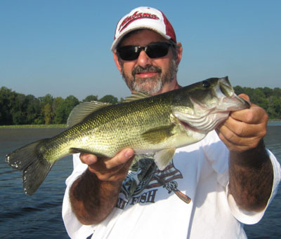 Frog bite on Lake Guntersville