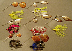 Blade combinations of Spinnerbaits