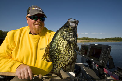 Micro crankbaits are especially effective in the fall for gluttonous crappies. It’s shocking how hard a monster papermouth will strike. You’ll swear it’s a bass