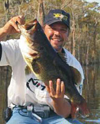 Bass caught on the Clermont Chain