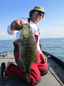 Dave Wolak fishing for smallies