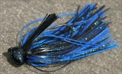 Kandybass Touchdown Football Jig in Black Blue