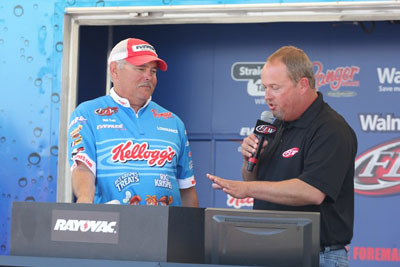 FLW pro angler Jim Tutt