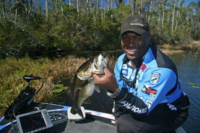 Ish Monroe on fishing with a frog lure