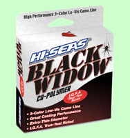 Hi-Seas Black Widow Co-Polymer Fishing Line