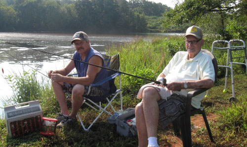 Mark Calhoun and Clifford Dollar