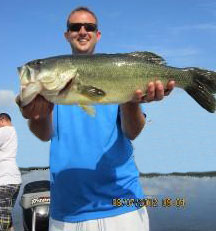 Lake Guntersville trophy largemouth caught on a frog lure