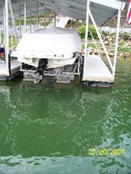 portion of a different dock